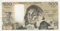 Francia 500 francs - Pascal - 07-01-1982 - Serial M.147