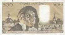 Francia 500 francs - Pascal - 07-06-1979 - Serial S.99