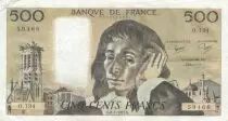 Francia 500 francs - Pascal - 08-01-1981 - Serial O.134