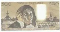 Francia 500 Francs - Pascal - 08-01-1987 - Serial J.252
