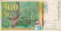 Francia 500 Francs - Pierre and Marie Curie - 1994 - Letter F