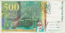 Francia 500 Francs - Pierre and Marie Curie - 1994 - Letter H
