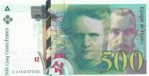 Francia 500 Francs - Pierre and Marie Curie - 1994 - Serial C.010
