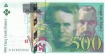 Francia 500 Francs - Pierre and Marie Curie - 1994 - Serial E.016