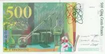 Francia 500 Francs - Pierre and Marie Curie - 1994 - Serial F.0003