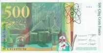 Francia 500 Francs - Pierre and Marie Curie - 1994 - Serial L.014