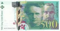 Francia 500 Francs - Pierre and Marie Curie - 1994 - Serial Q.015