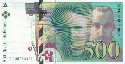 Francia 500 Francs - Pierre and Marie Curie - 2000 - Serial R.025