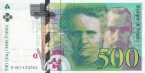 Francia 500 Francs - Pierre et Marie Curie - 1994 - Letter B - XF+ - P.160a