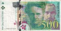 Francia 500 Francs - Pierre et Marie Curie - 1994 - Letter L  - F.76.01