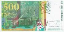 Francia 500 Francs - Pierre et Marie Curie - 1994 - Letter M - XF+ - P.160a