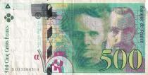 Francia 500 Francs - Pierre et Marie Curie - 1994 - Letter N  - F.76.01