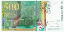 Francia 500 Francs - Pierre et Marie Curie - 1994 - Letter P - F.76.01
