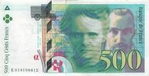 Francia 500 Francs - Pierre et Marie Curie - 1994