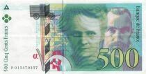 Francia 500 Francs - Pierre et Marie Curie - 1994