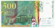 Francia 500 Francs - Pierre et Marie Curie - 1995 - Letter D - XF - P.160a