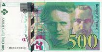 Francia 500 Francs - Pierre et Marie Curie - 1995 - Letter F - P.160