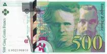 Francia 500 Francs - Pierre et Marie Curie - 1995 - Letter G - P.160