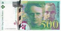 Francia 500 Francs - Pierre et Marie Curie - 1995 - Letter L - P.160