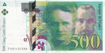 Francia 500 Francs - Pierre et Marie Curie - 1995 - Letter T - P.160