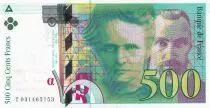 Francia 500 Francs - Pierre et Marie Curie - 1995 - Letter T - P.UNC - P.160a