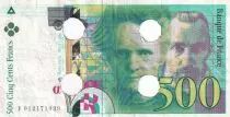 Francia 500 Francs - Pierre et Marie Curie - Cancelled - 1994 - Letter F - F.76.01
