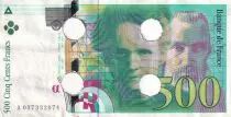 Francia 500 Francs - Pierre et Marie Curie - Cancelled - 1998 - Letter A - P.160