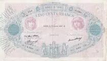 Francia 500 Francs - Pink and  blue - 11-02-1937 - Serial B.2491 - P.66