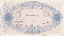 Francia 500 Francs - Pink and Blue - 09-03-1933 - Series K.2095