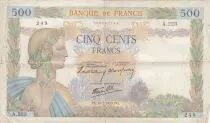 Francia 500 francs - The peace - 16-05-1940 - Serial A.223