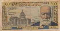 Francia 500 Francs - Victor Hugo - 04-08-1955 - Serial R.75