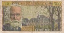 Francia 500 Francs - Victor Hugo - 04-09-1958 - Serial W.104 - P.133