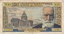 Francia 500 Francs - Victor Hugo - 05-12-1957 - Serial C.84