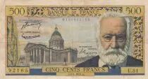 Francia 500 Francs - Victor Hugo - 06-01-1955 - Serial U.51