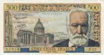 Francia 500 Francs - Victor Hugo - 06-02-1958 - Serial P.97 - VF to XF - P.133