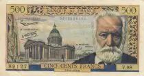 Francia 500 Francs - Victor Hugo - 06-02-1958 - Serial V.88