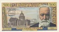 Francia 500 Francs - Victor Hugo - 07-01-1954 - Serial V.8