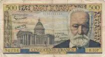 Francia 500 Francs - Victor Hugo - 30-10-1958 - Serial B.107