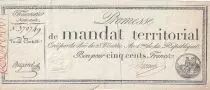 Francia 500 Francs - without serial - 1796 - VF+