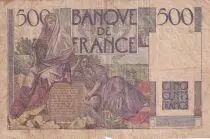 Francia 500 Francs, Chateaubriand - 19-07-1945- Serial W.19