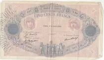 Francia 500 Francs Blue and Pink - 08-07-1926 - Serial X.800