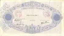 Francia 500 Francs Blue and pink - 16/06/1938 S&eacute;rie B2973