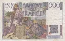 Francia 500 Francs Chateaubriand - 04-09-1952 Serial V.120