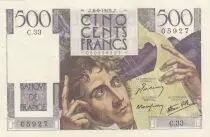 Francia 500 Francs Chateaubriand - 06-09-1945 - Serial C.33 -  P. 129