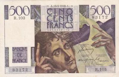 Francia 500 Francs Chateaubriand - 13-05-1948 - R.103