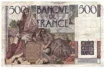 Francia 500 Francs Chateaubriand - 19-07-1945 - Serial U.16 - Fay.34.01