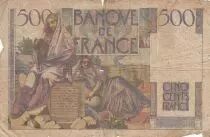 Francia 500 Francs Chateaubriand 04-09-1952 - Serial W.122