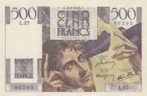 Francia 500 Francs Chateaubriand 06-09-1945 - Serial L.27 -  P. 129