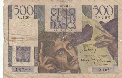 Francia 500 Francs Chateaubriand 13-05-1948 - Q.106