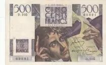 Francia 500 Francs Chateaubriand 13-05-1948 - Serial D.105 - P. 129
